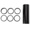 7PCS Bike Headset Spacers Aluminum Alloy 28.6mm Front Fork Washer Bike Handlebar Stem Spacer for