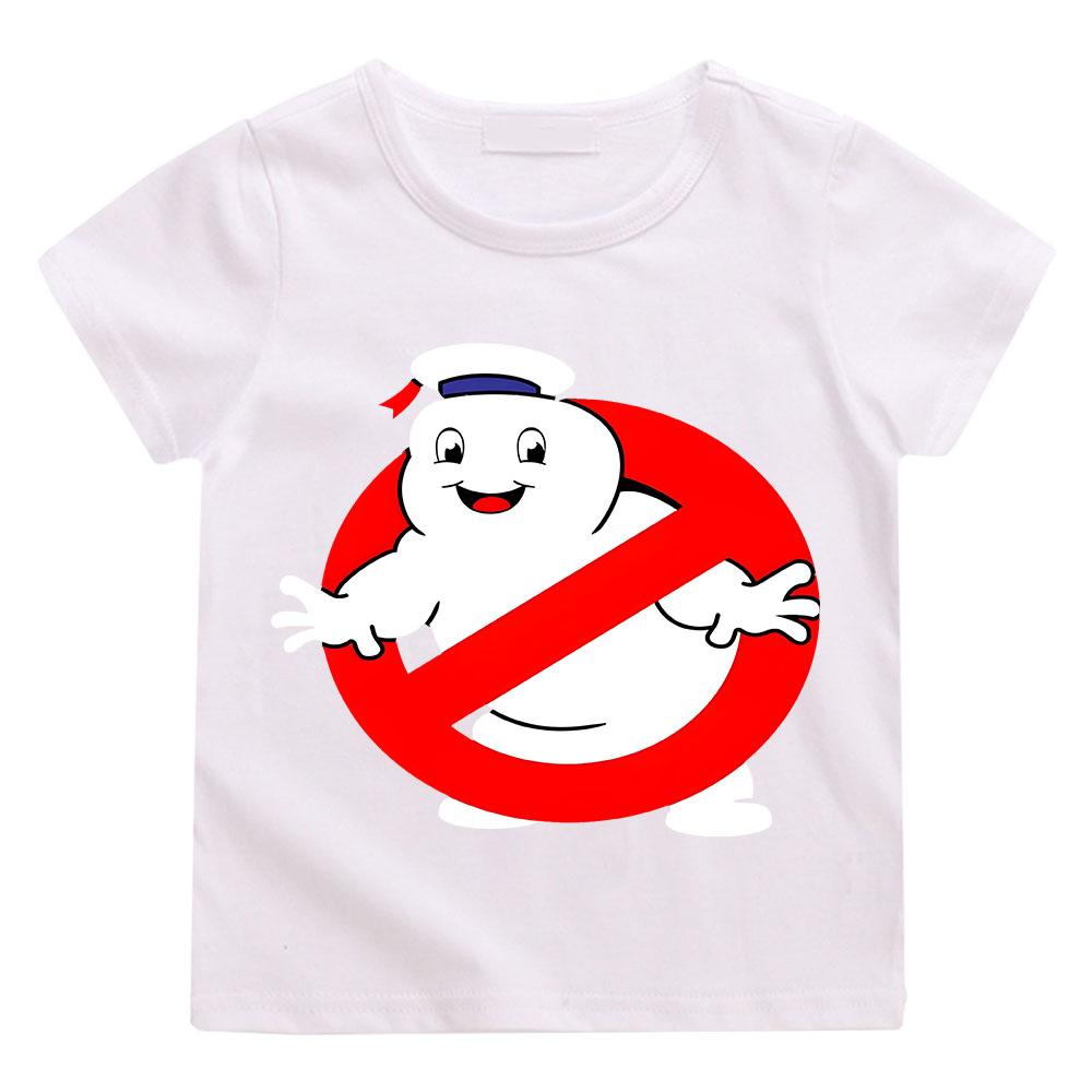 Летняя футболка «Охотники за привидениями» для мальчиков и девочек 4–12 лет, хлопковая забавная детская футболка с короткими рукавами и принтом «Горячая игра», детская футболка с героями мультфильмов