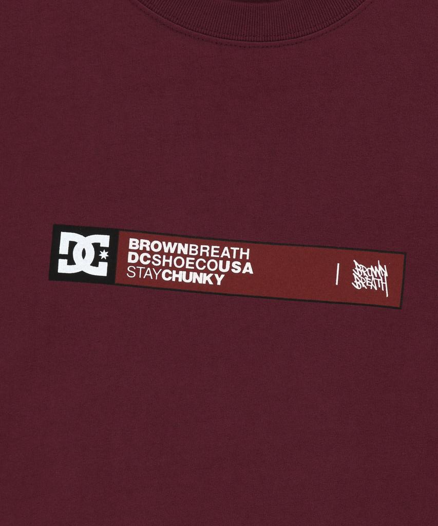 Футболка с лозунгом BROWNBREATH Bxd - Бордовая