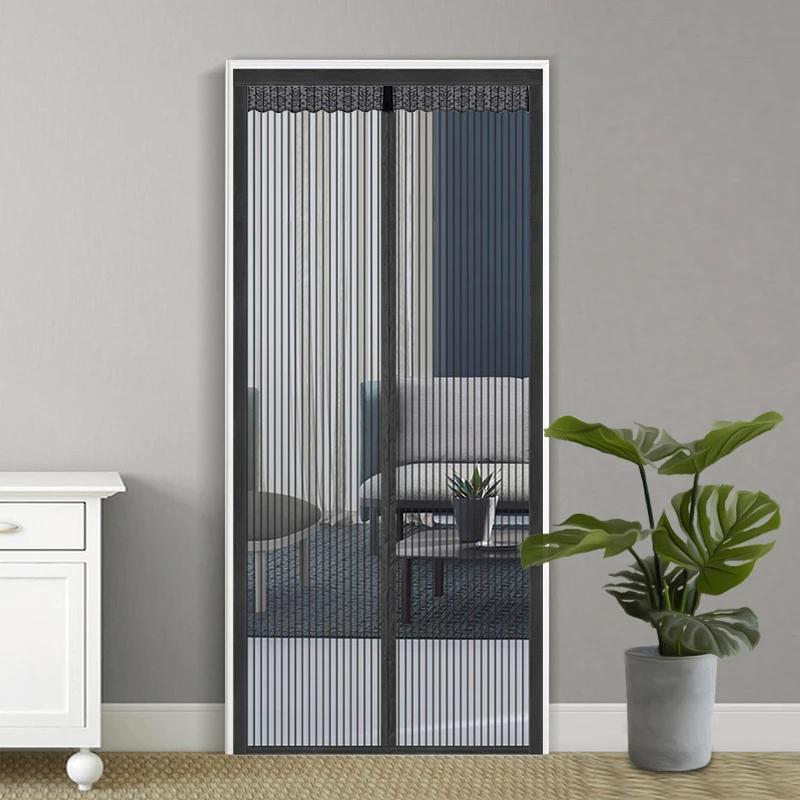 Противомоскитная штора для двери Сетка для защиты от насекомых Сетка для перегородки Магнитная сетка для двери Шторы без проколов Сетка от комаров