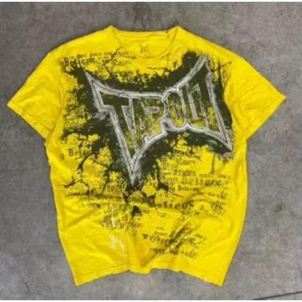 ZYLLO Принт Уличная Y2K Футболка Мужская Хип-хоп Винтаж Рок Одежда Оверсайз Мешковатая Повседневная Американская Пара Уличная Одежда