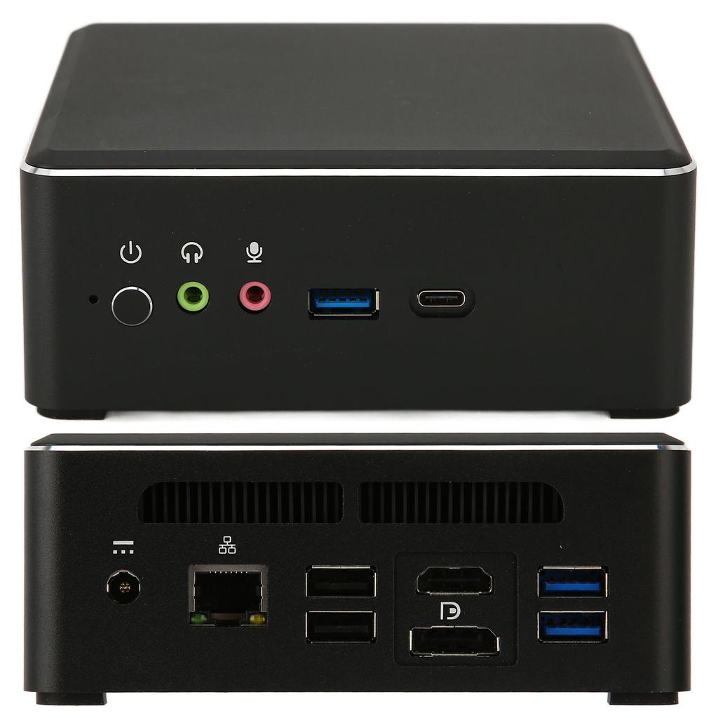 Мини-компьютер Quad Core Radeon Vega 8 Graphics 2.1GHz to 3.7GHz DP HD Type C Output Мини-ПК для