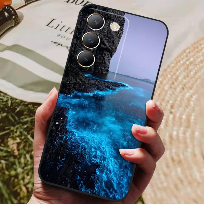 Для чехла Vivo V40 SE Роскошные Милые TPU Мягкие Силиконовые Чехлы для Телефона для Vivo V40 SE 5G Защитные Оболочки Бамперы Para Vivo V40SE Capa