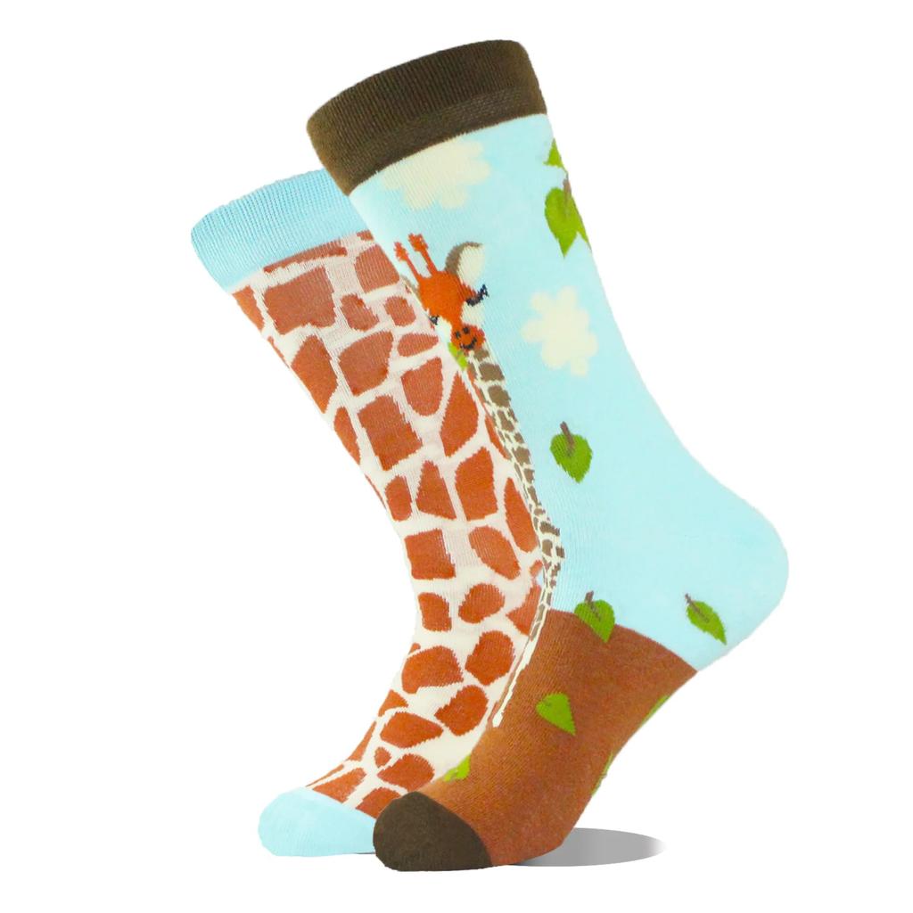 Новые модные носки Креативные AB асимметричные хлопковые носки Персонализированные Популярные Уличные Жаккардовые Парные носки