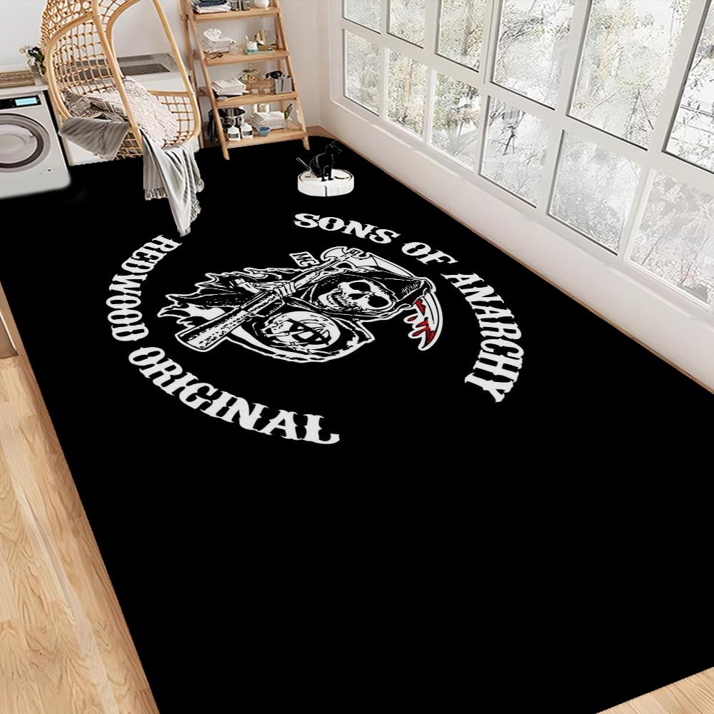 Сыны Анархии Американские Коврики для Комнаты Противоскользящие Впитывающие Воду Длинный Коврик-Подушка Коврик для Спальни Приветственный Дверной Коврик