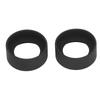 2 Pcs Stereo Microscope Eyepiece Eyeshields Rubber Flat Angle Eyepiece Guard for 40‑42mm Interface