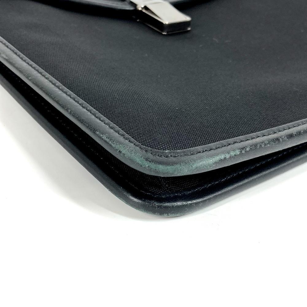 Gucci 108841 сумка с логотипом, кошелек-чехол, сумка для документов, клатч, нейлон / кожа, черный