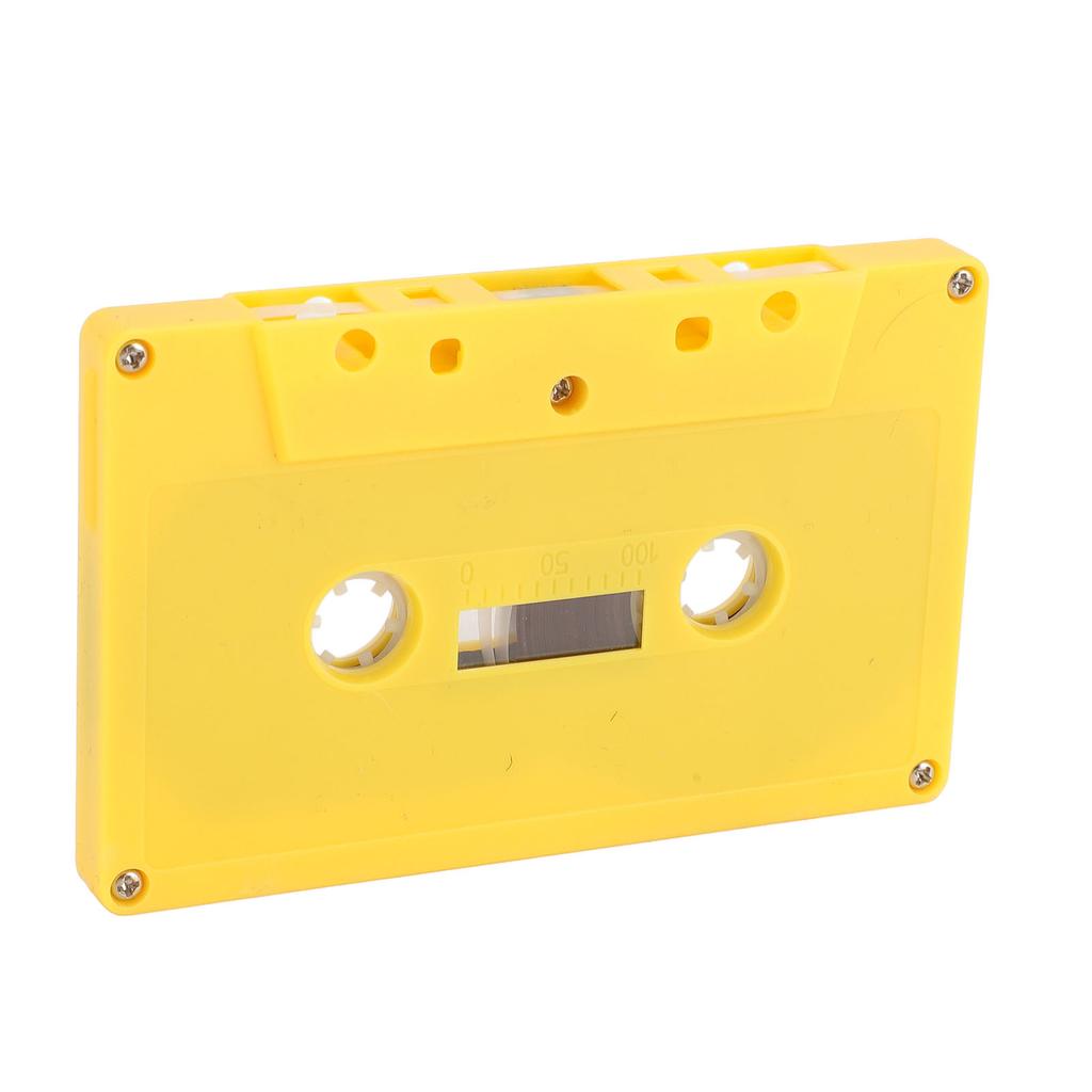 Blank Cassette Tape 45 Minute Premium Sound Empty Cassette Tape with Clear Case for Sound Music Recording