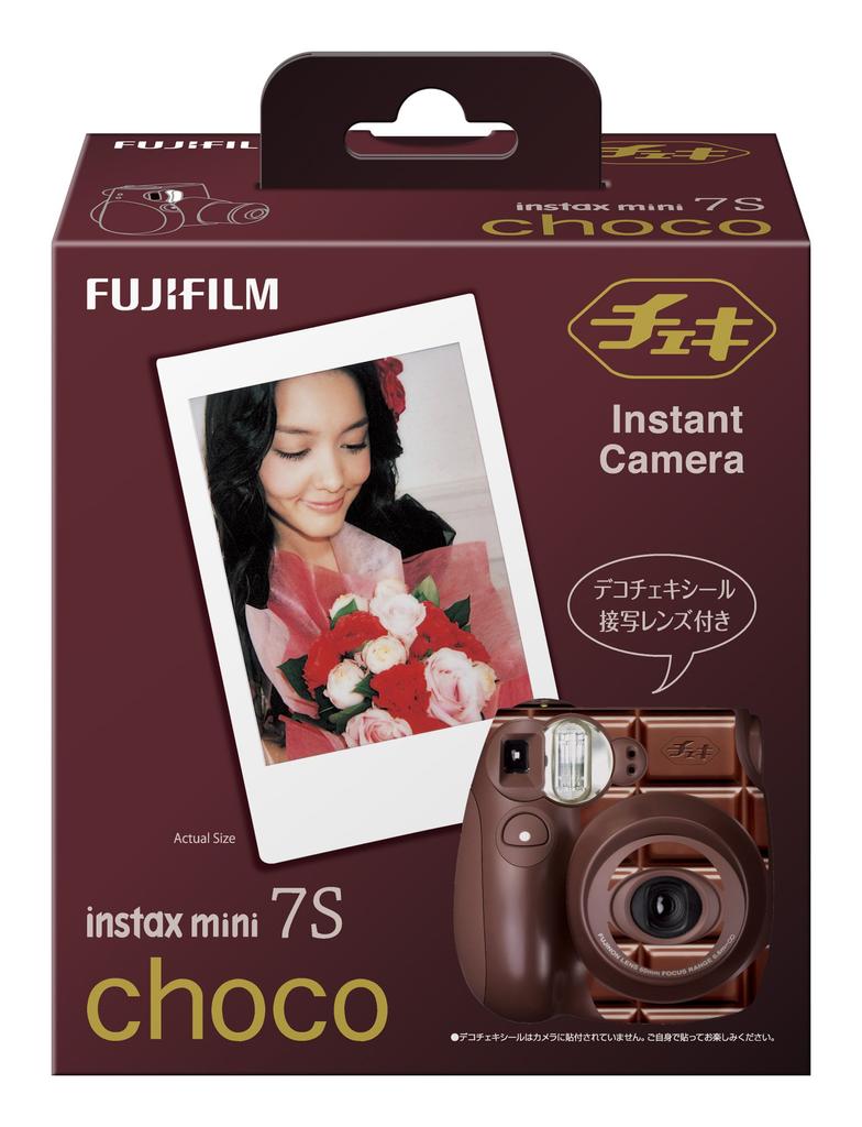 Fujifilm Фотоаппарат моментальной печати instax mini 7S chocolate INS MINI 7S CH K
