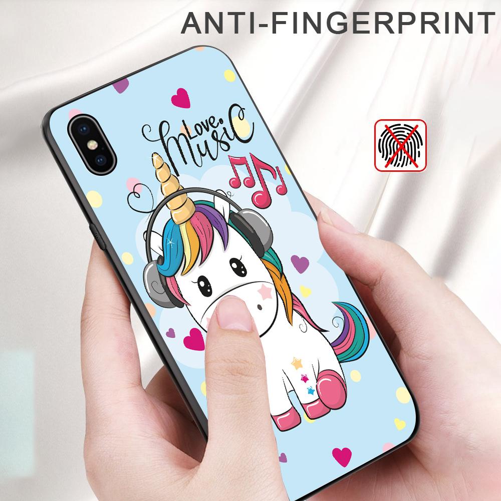 Мягкий силиконовый чехол с рисунком Instagram Фламинго Единорог + ремешок