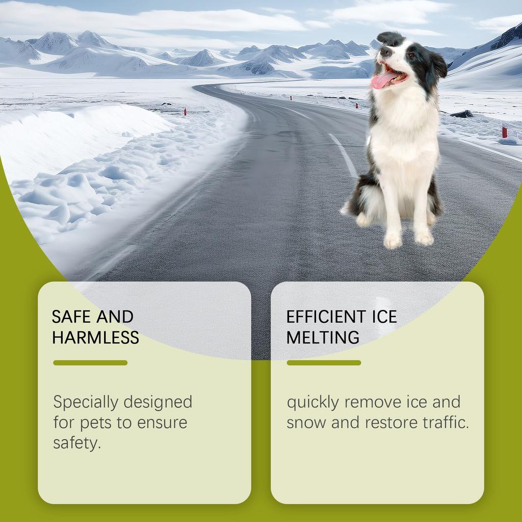 Pet Safe Ice Melting Ice Melting Safer Ice Melting For Pet Suitable For Concrete Ice Melting Bag Of Premium Snow Melter,100g