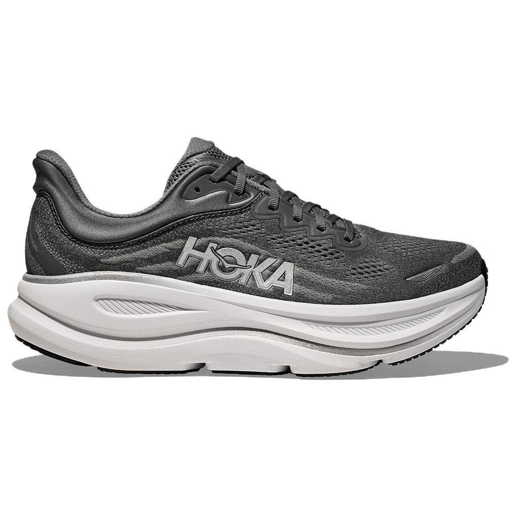 HOKA One One Bondi 9 Нескользящие, Износостойкие, Дышащие Беговые Кроссовки Мужские Серые 1162011-ADSL