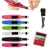 Electric Manicure Apparatus Milling Cutter Drill Bit Set Pedicure Machine US Plug Gel Remover Tool