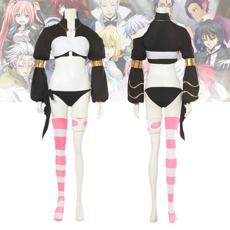 Слизь Реинкарнация Косплей Костюм Уничтожитель Демонов Милим Нава Платье Аниме Игра Ролевая Игра