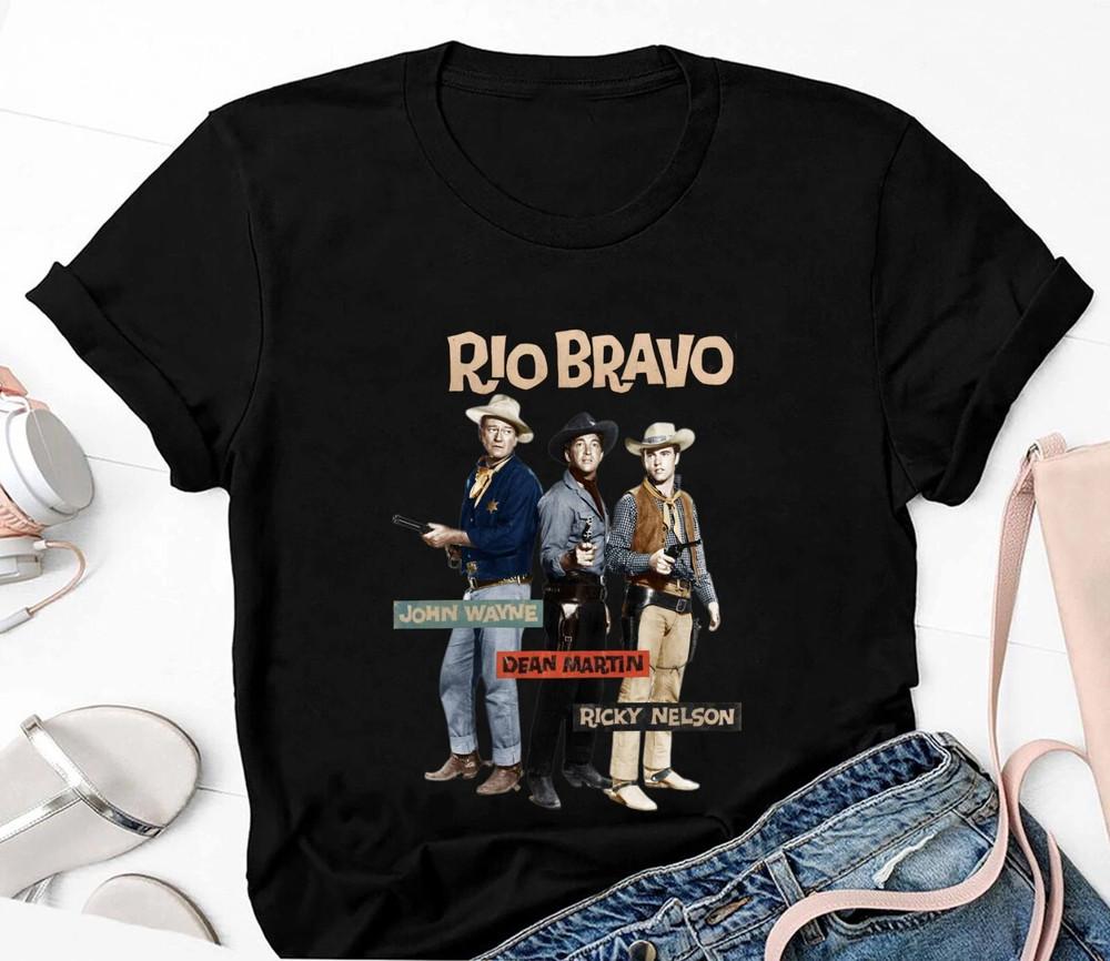 Rio Bravo John Wayne Dean Martin Ricky Nelson T-Shirt