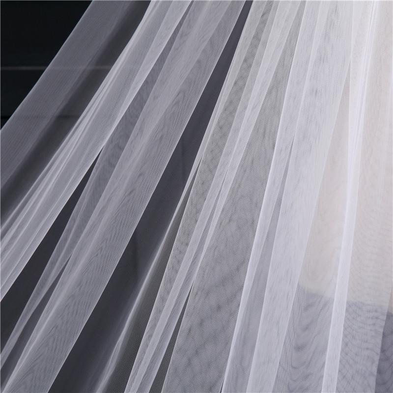 Wedding Accessories Long Bridal Veil Wedding Lace Head Veil Tulle Applique Luxury Bridal