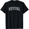Футболка с изогнутыми буквами Revival