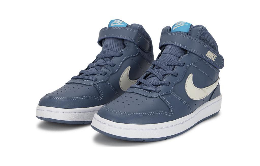 Nike Износостойкие кроссовки для скейтбординга для детей, средней высоты, синие, для детей от 3 до 7 лет, CD7783-402
