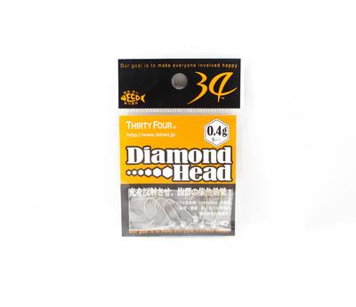 Thirty Four Джиг-головка Diamond Head 0,4 грамма 5 шт. в упаковке (2012)