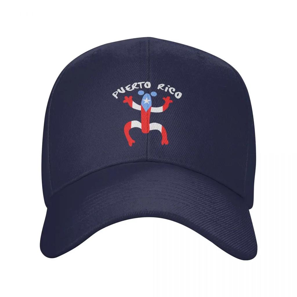 Personalized Puerto Rico Taino Coqui Boricua Flag Baseball Cap Sports Unisex Womens Adjustable Dad Hat Summer Snapback Hats