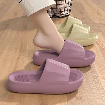 Тапочки мужские летние новые домашние комнатные мягкая подошва нескользящие дезодорирующие для ванной легкие тапочки женские