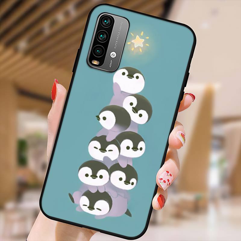 Милый милый чехол для телефона с изображением пингвина для Xiaomi9 10 11PRO LITE Redmi Note7 8 9 10A PRO K40 Poco3 Shell
