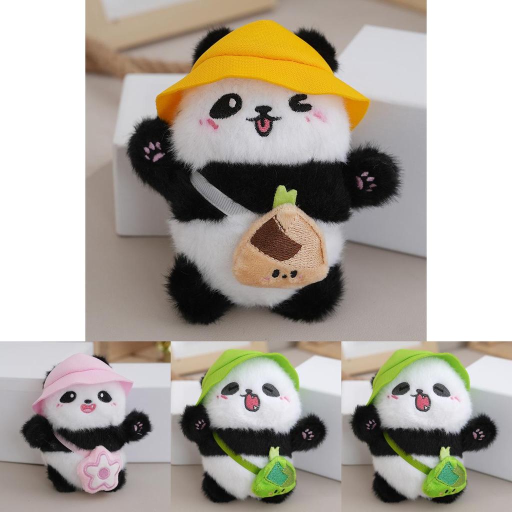 Очаровательный Милый Плюшевый Брелок-Кукла Панда Мягкая Мягкая Игрушка Подвеска для Рюкзака