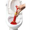 Powerful Bathroom Blocked Toilet Sink Multi Drain Buster Plunger W/2 Suckers 