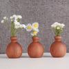 Minimalism Flowerpot Floral Arrangement Tabletop Decor Simple Wooden Vase  Home Decor