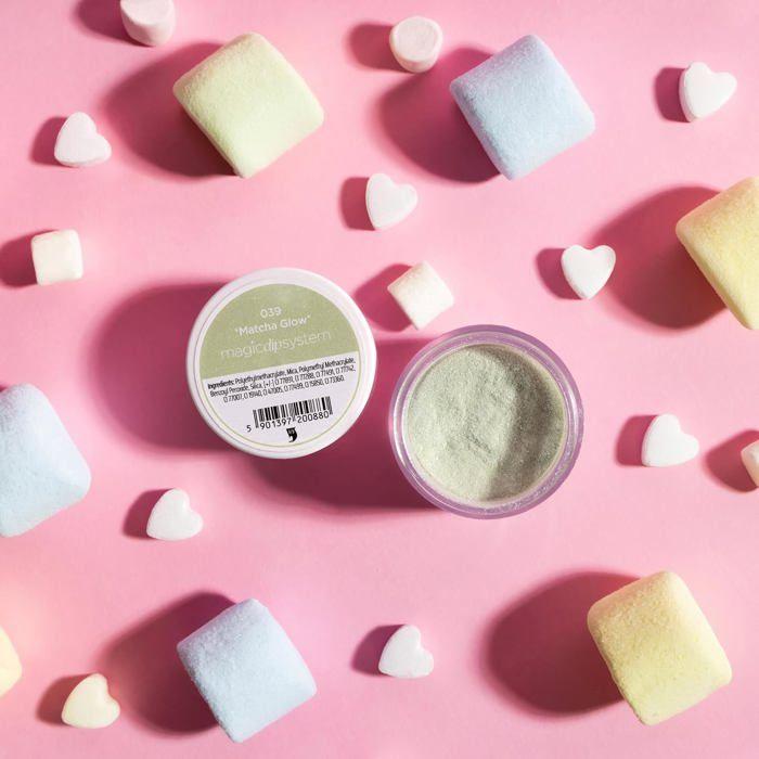 Kabos Magic Dip System Dipping Powder Poudre Acrylique Verte pour Ongles 039 Matcha Glow 20 g