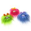1PC Cartoon Fried Doll Keychain Bag Pendant Popular Fried Hair Funny Sausage Mouth Plush Toy Cute