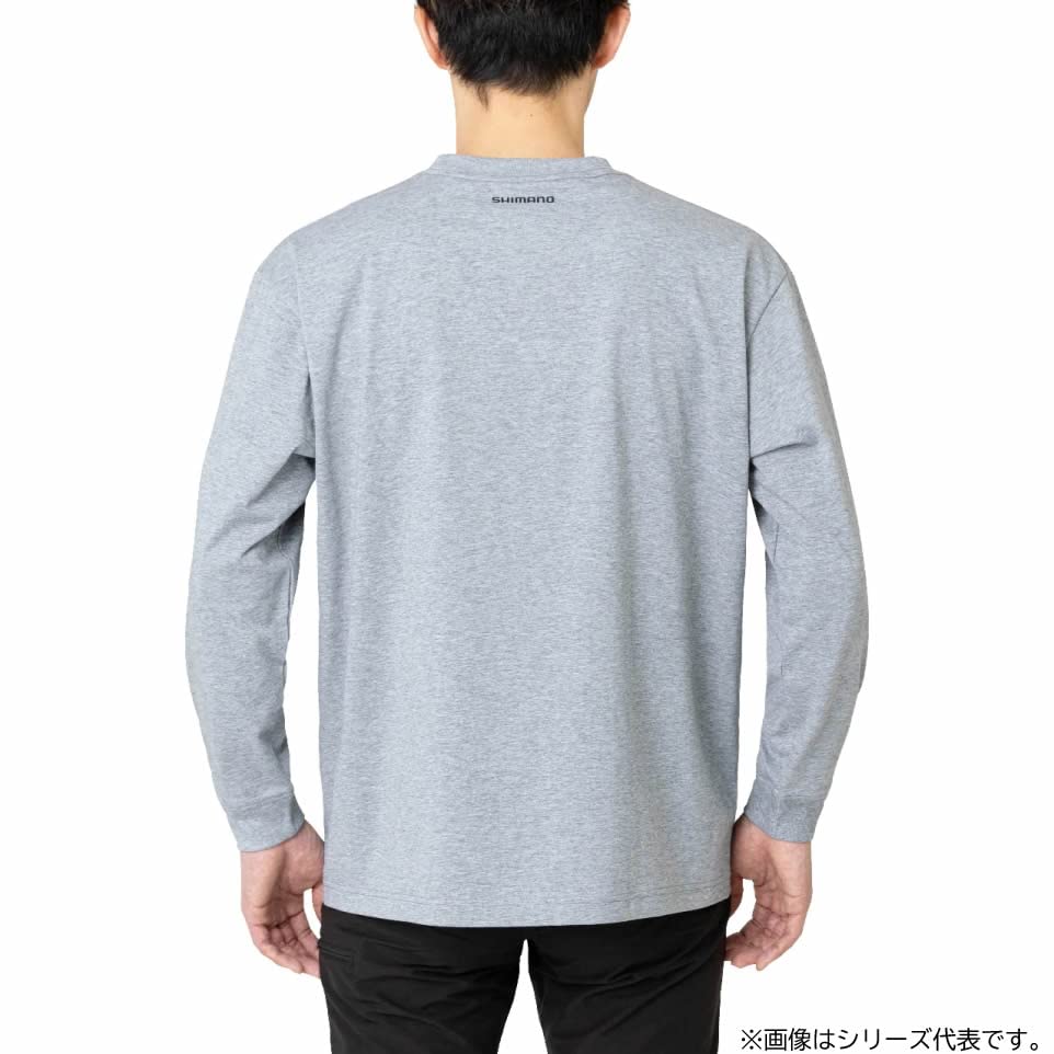 SHIMANO Хлопковый патч Лонгслив Белый 2XL SH-012V