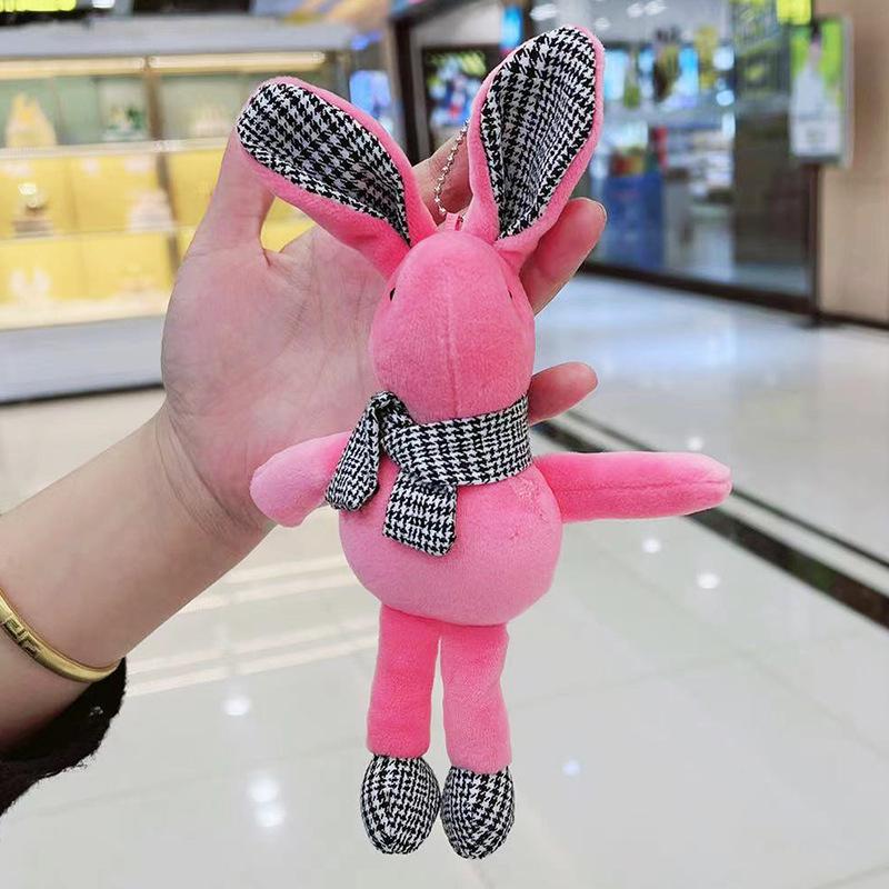 Korean Velvet Souvenir Gift Box: Wishing Rabbit Plush Toy & Candy Holder