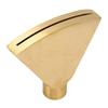 Fan Shaped Fountain Nozzle G1 Inch Brass Flat Head Spray Nozzle Fountain Sprinkler Head for Garden