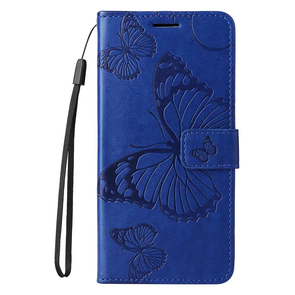 3D Embossed Pattern Flip Case For Moto G06 G56 G86 G05 G15 G55 G85 Stand PU Leather Wallet Cover Card Holder Strap