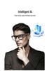 S336 Smart Bluetooth AI Glasses: Video Recording & Anti-Blue Light Protection