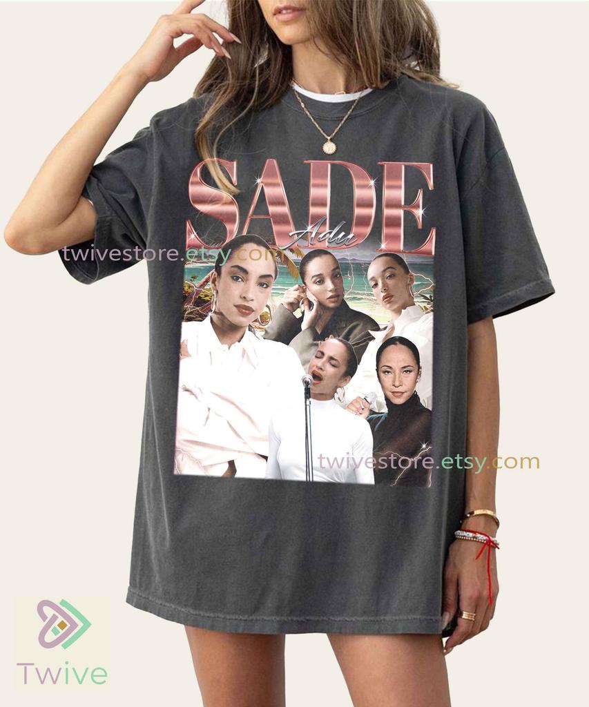 Sade Adu Comfort Colors Shirt, Vintage Aesthetic Fan Merch, Retro 90s Singer Tee, Classic Solo Artist Apparel, Y2K Tiktok Trend Gift