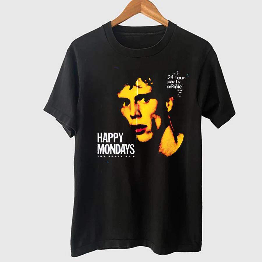 Happy Mondays Band The Early EP's Ablum Tour Cotton T-shirt NZ927