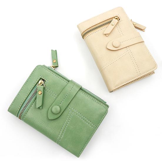 Женский кошелек на пуговицах, мини-женский маленький кошелек для монет, держатель для карт
