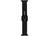 GlacierX Silicone Colored Buckle Black Smartwatch Strap for Apple Watch 42/44/45/49mm Black