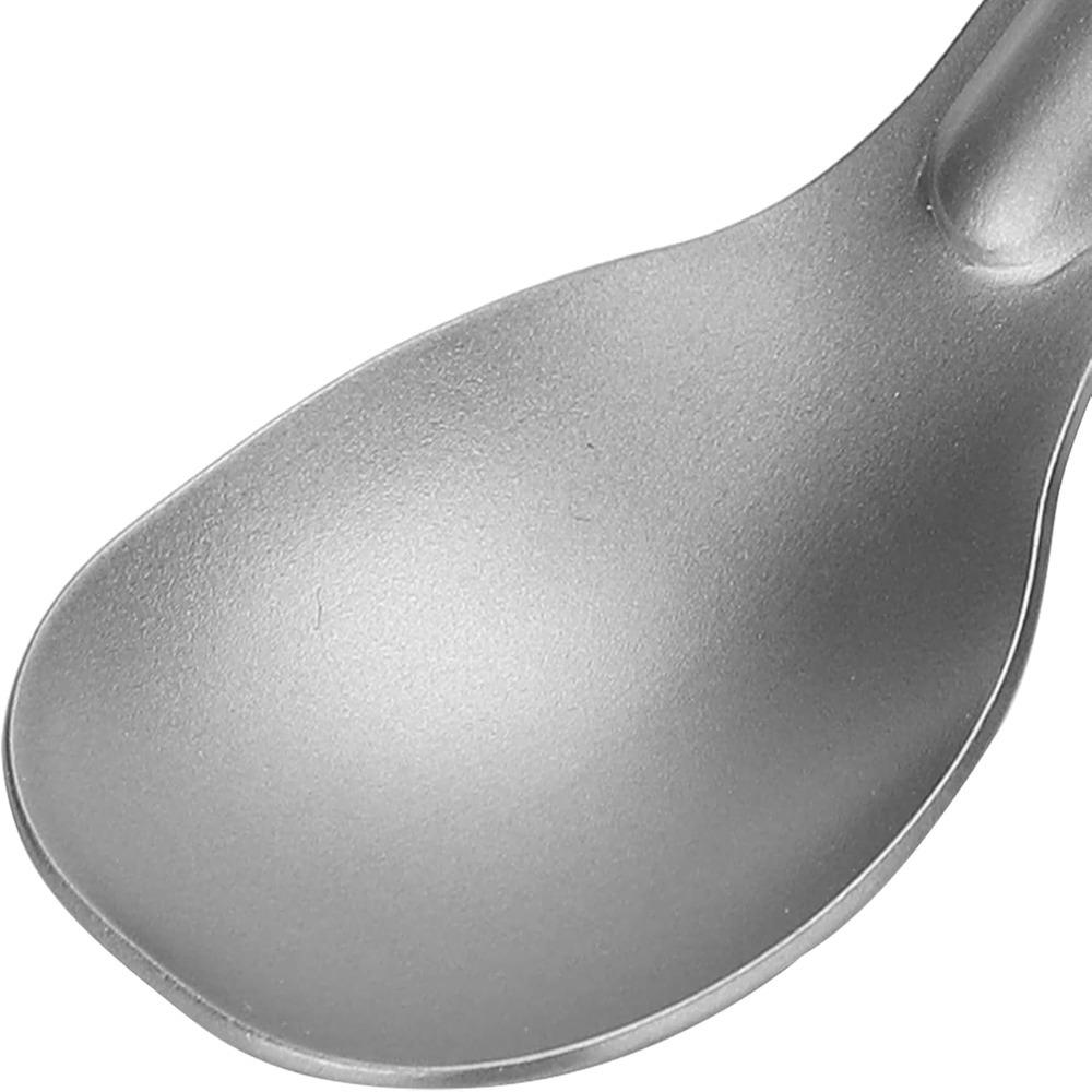 Titanium Camping Spork Lightweight Backpacking Spoon Portable Long Handle Utensil  Travel