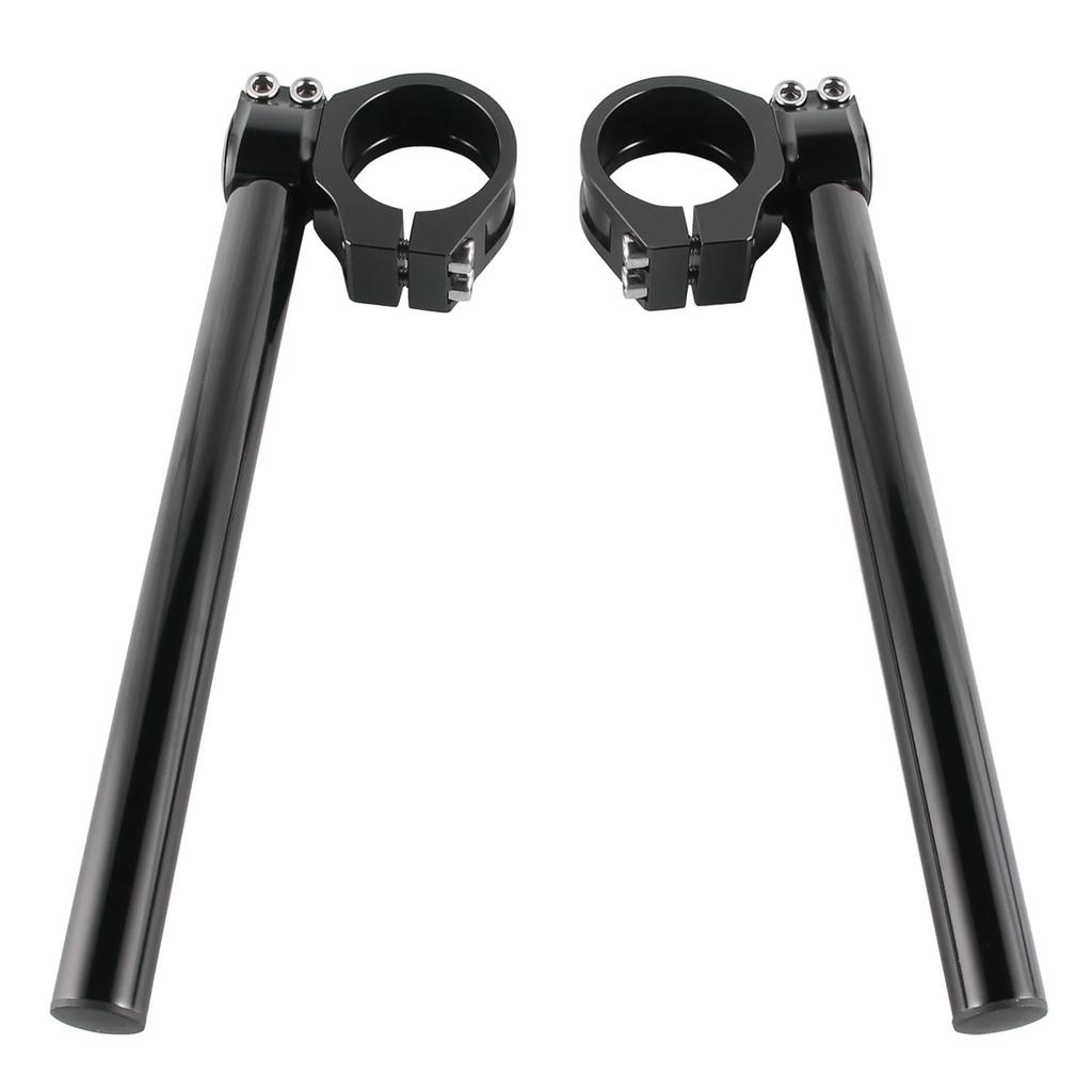 Adjustable Angle 37mm Separate Low Universal Fit for Motorcycles 37 37-Piece Handlebars, Type, 22.2mm, Black,