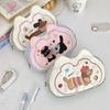 Soft Cartoon Pencil Case Multifunctional Small Item Bag Stationery Holder Bag Toiletry Case