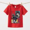 Demon Slayer Obanai Anime Print T Shirts for Kids Boys Girls 100 Cotton Breathable Summer Short Sleeve Top
