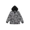 Vans All Over Print Casual Hooded Jacket Men Jackets Black VN0A7Q1CYAK