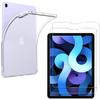 Case + 2 Tempered Glasses - Phonillico® - iPad AIR 5/4 - Shockproof - Transparent - Silicone