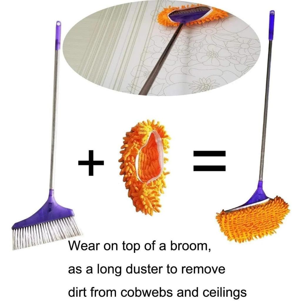 Швабра из микрофибры, тапочки, чехол для обуви, мягкая моющаяся многоразовая полировка пола, пыль, грязь, волосы, мужские и женские швабры, инструмент для чистки швабры