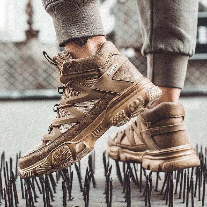 Качественные рабочие ботинки, мужская антистатическая, противопрокольная, противоударная защитная обувь, мужская водонепроницаемая неразрушимая обувь, зимняя обувь