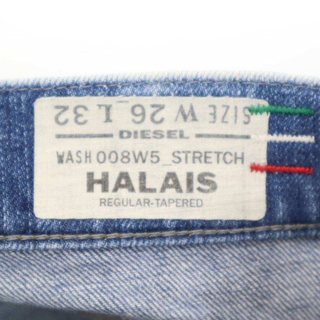 Diesel Regular Tapered Denim Pants W26 Blue HALAIS 008W5 Jeans Women Used