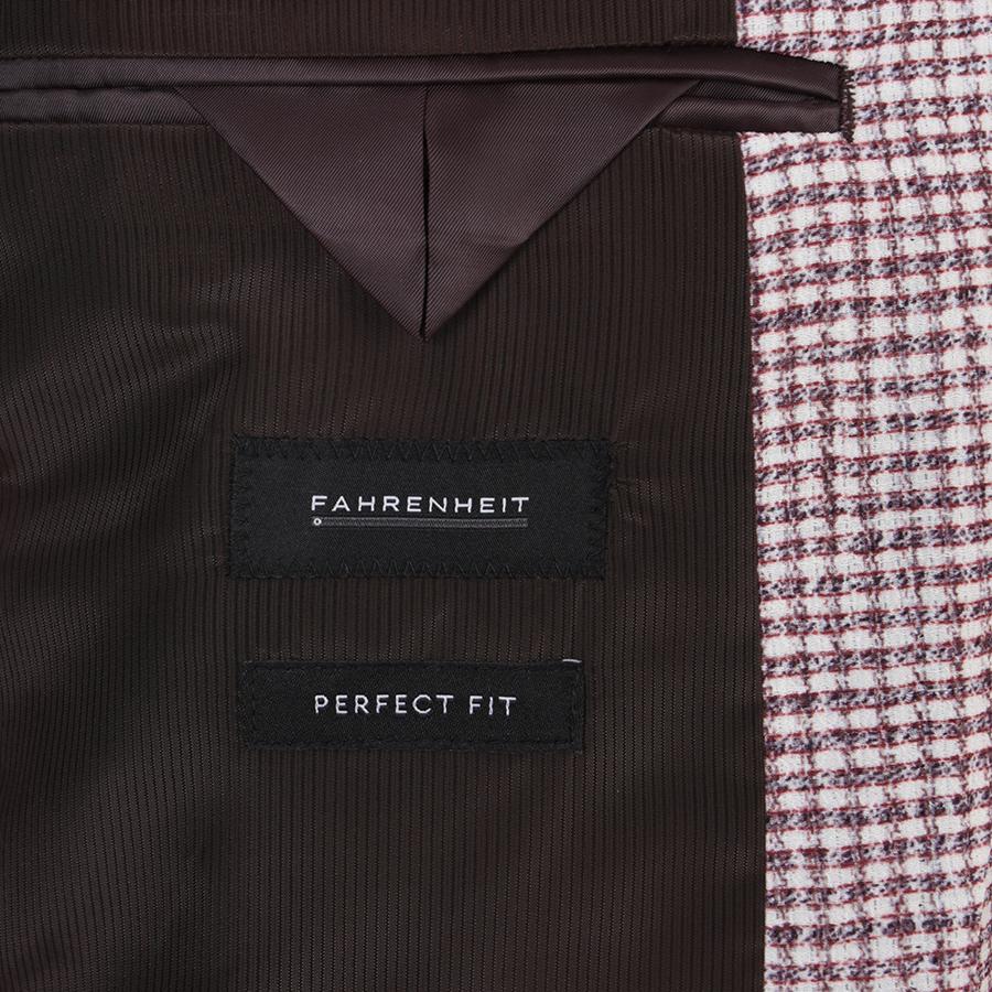 Fahrenheit [24S/S] Клетчатый приталенный повседневный костюмный пиджак (Fiead4310)